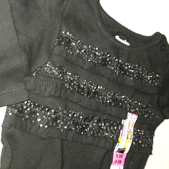 ☆BUNDLE☆NWT☆Girls GARANIMALS 0-3Mo. 2 Pack Long Sleeve Creepers Bodysuits - Picture 6 of 9